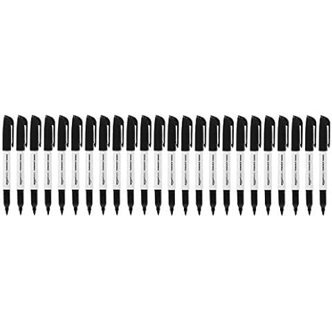 Amazon Basics - Permanent Marker, Schwarz, 24er-Packung Cover