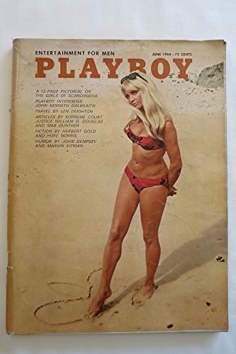 PLAYBOY US 1968 06 JUNE The girls of Scandinavia INTERVIEW John Kenneth Galbraith PLAYMATE BRITT FREDIKSEN Single Issue Magazine – Box set