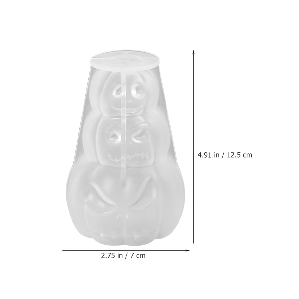 VILLCASE 5St halloween basteln silikonform halloween silikonform gießform soufleförmchen Kerzenformen Kürbis- kuchenform Duftkerzenform -Formen aus Silikon Kieselgel Weiß