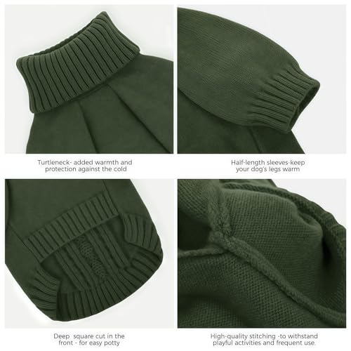 Pull d'hiver pour gros chien extensible et facile à mettre - 5