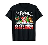 Photo Gallery squadra barista divertente natale dabbing elf santa renna maglietta Photo Gallery squadra barista divertente natale dabbing elf santa renna maglietta