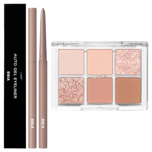 BBIA Last Auto Gel Eyeliner 14 Almond Beige y Paleta Nude Blush miniatura 1