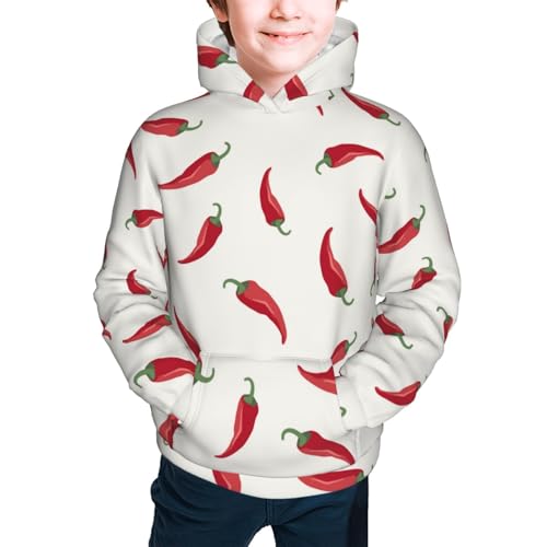 Chili Kid Hoodies Boys Sweatshirts Girls Pullover with Pocket3