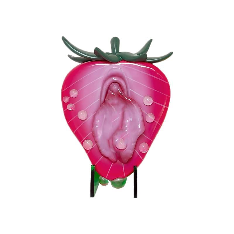 Modèle fraise vulve entraîneur génital féminin AMITD 16x17 cm éducation patients et salon