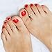 Mikovivi 2 Pcs Adjustable Toe Rings for Women, Open Band Toe Rings Fashion Minimalist Summer Beach Foot Jewelry for Women's Fashion Gifts(Silver)