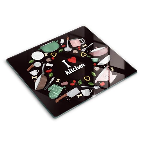 Protection Plaque Cuisson Verre Wallfluent 60x52 Évite les Chocs et Optimise l'Induction