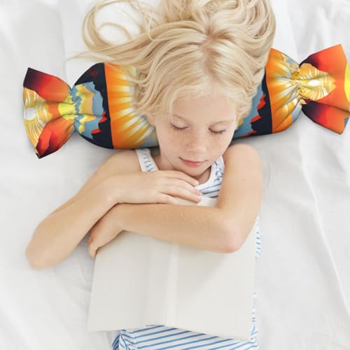 Almohada de espuma viscoelástica negra tamaño único miniatura 6