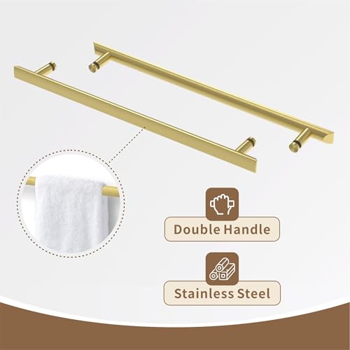 ENSO SENKA 60" W x 58" H Semi-Frameless Bypass Sliding Bathtub Shower Door, Easy-to-Clean Treated Clear Tempered Glass, Brushed Gold