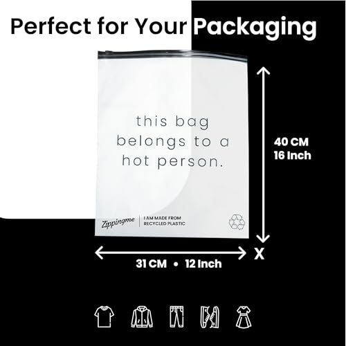 Image of Pack of 12 - Frosted Zip Slider Shoe Bag /Pouch for Travel & Storage, Shoe Cover for Travel Essentials, Multi-Purpose Zip Bag /Pouch- Waterproof, Dust Proof, Matt Transparent