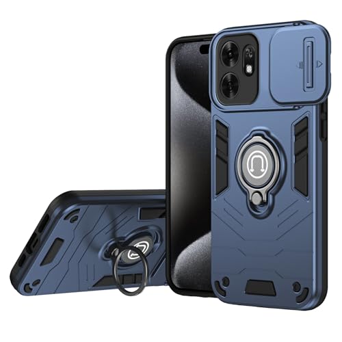 Coque Honor X6D évitez les rayures d'appareil photo avec ce boîtier bleu antichoc