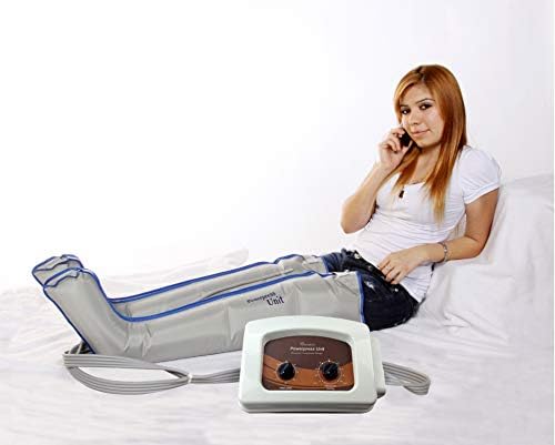 POWERPRESS Recovery Boots Compression Leg Massage System w/Full Leg X Large & XX Large Complete Set (XX Large Pair Set)