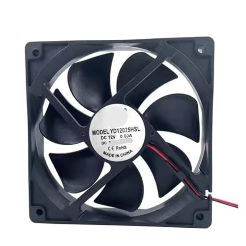 Ventilateur de refroidissement 120x120x25mm résoud la surchauffe serveur YD12025HSL