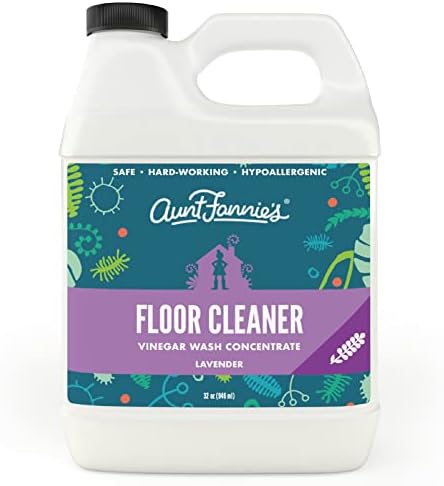 Aunt Fannie's Floor Cleaner Vinegar Wash - Multi-Surface Cleaner, 32 oz. (Single Bottle, Lavender)