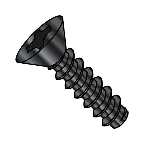 Tornillos Phillips autorroscantes 2-32X1/2 negro paquete 10000