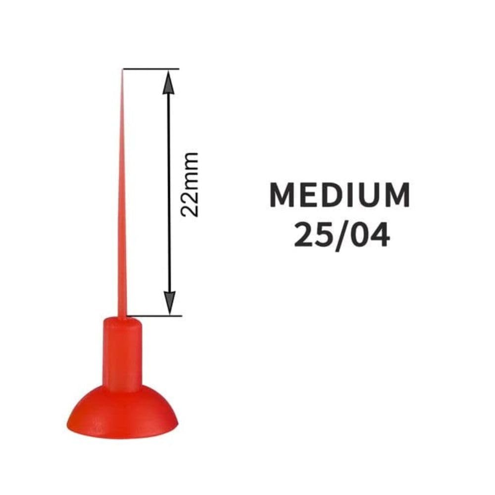 SuperEndo Tips for Sonic Irrigator – Medium (Red) | Endodontic Irrigation Tips for Root Canal Cleaning | Pack of Tips 3