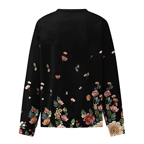 fesfesfes Moletom feminino gola redonda com estampas tie-dye gradiente asteca estampa de penas color