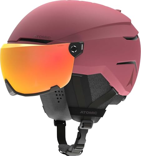 ATOMIC Savor Visor Stereo Skihelm mit Visier - Snowboard- & Ski-Helm mit Brille - 360° Fit System &...
