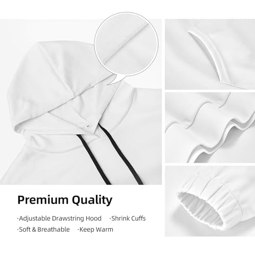 Generic Unisex Adult Custom Hoodie & Sweatpants - Black, Medium - Personalized - Tracksuit4