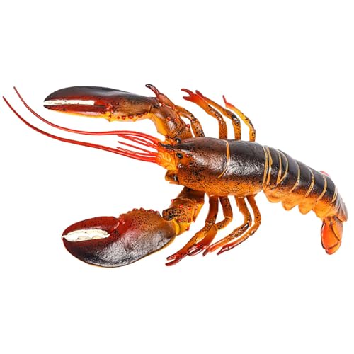 Modèle de homard réaliste 33 cm : grand jouet de simulation animale pour enfant