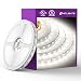 HitLights Cool White LED Light Strip, Premium High Density 5050-16.4 Feet, 300 LEDs, 5000K, 384 Lumens per Foot. 12V DC Tape Light. UL-Listed