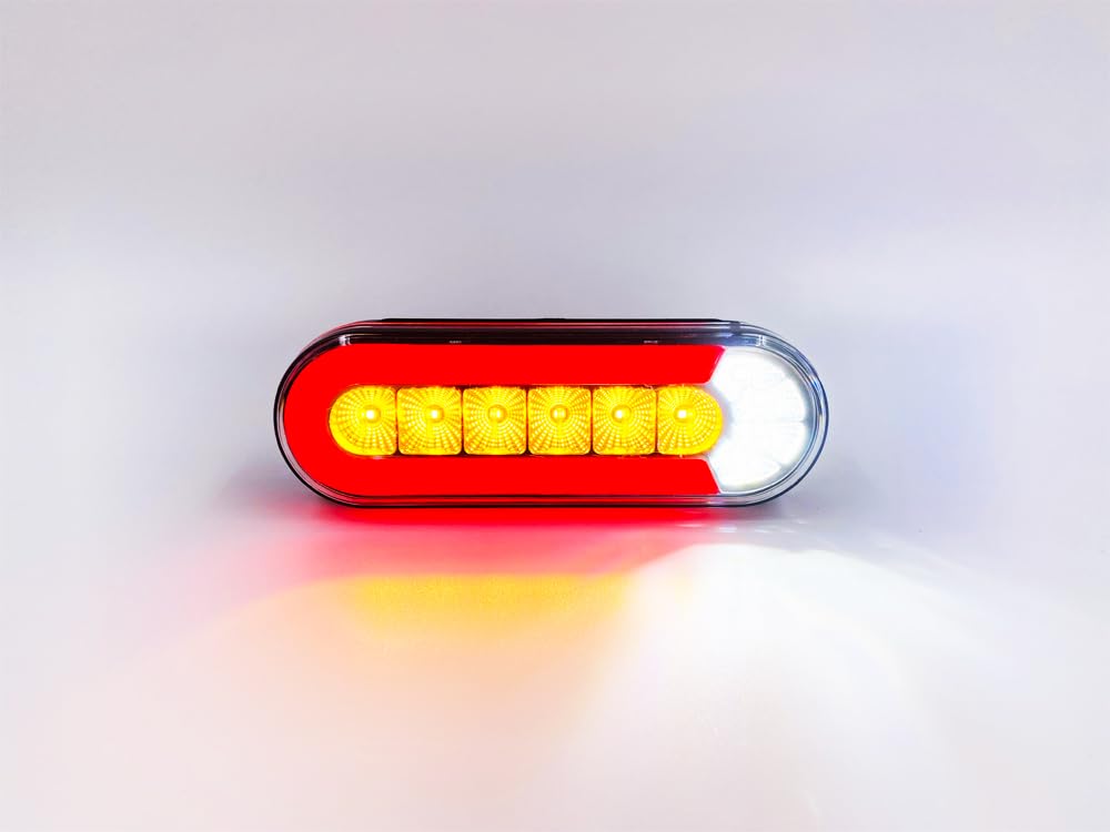 PILOTOS LED CUATRO FUNCIONES PARA CARROCERÍA CAMIÓN REMOLQUE MINI DISEÑO 12V 24V (2 Unidades)