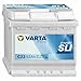 VARTA Automotive DYNAMIC SLI (C22) 12V 52Ah 470A - Nassbatterie KFZ mit Standardausstattung & ohne Start-Stopp System - Starterbatterie für einfachen Energiebedarf - Bleisäurebatterie wartungsfrei