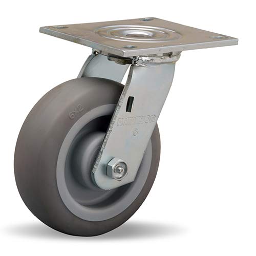 6" Hamilton (S-MS-6TE) Medium Service Swivel Caster Versa-Tech® Wheel