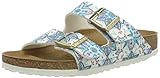  BIRKENSTOCK Damen Arizona Birko-Flor Boho Flowers White Sandale, 40 EU