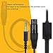 Zopsc Aviation Headset Adapter for XLR to GA Dual Plug 5 Pin Female XLR Connector to GA Twin Plugs Aviation Headphone Cable (Black)