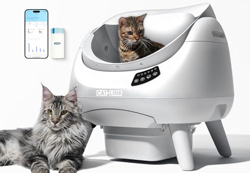 CATLINK Open-X Self-Cleaning Litter Box with AI Health Tracking