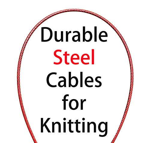 Image of Size 7 Circular Knitting Needles 40 Inch Metal Large Round Needles for Magic Loop Blankets Sweaters Scarves Stainless Steel 100 cm 4.5 mm, for Beginners & Knitters