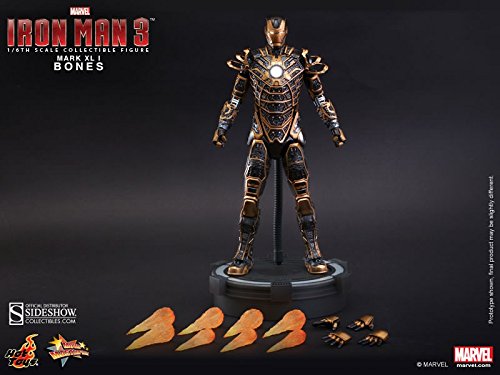 Amazon.com: Iron Man 3 Movie Masterpiece Iron Man Mark 41 Bones 1 