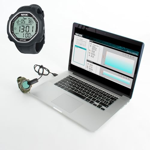 Foto von Seac Driver, Handgelenk-Freitauchcomputer mit Daten-Download-System, schwarz
