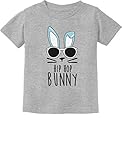 TeeStars - Hip Hop Bunny Funny Gift for Easter Toddler/Infant Kids T-Shirt 2T Gray