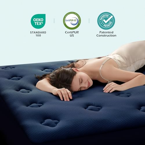 Image of Hansleep Full Size Mattress Topper Memory Foam, Full Foam Mattress Pad