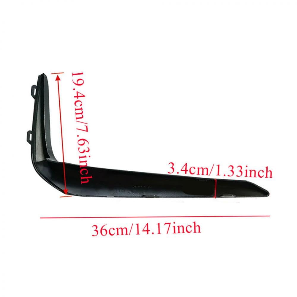 Striscia di rivestimento della copertura del fendinebbia compatibile con la serie 5 G30 G38 M Sport 2018 2019 2020
