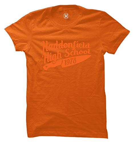 Haddonfield High School 31 Jersey - Halloween Ladies T-Shirt (Orange,
