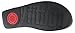 FitFlop Women's Flora Flip Flop,Black,7 M US