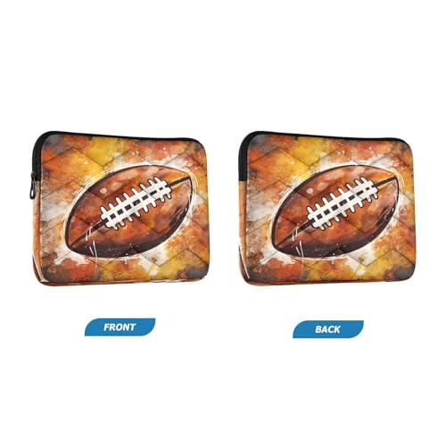 Funda para portátil 13-14 pulgadas con diseño balón de fútbol miniatura 2