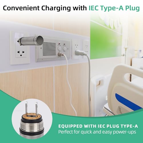 Image of 71000-A Direct Plug-in Rechargeable Handle | Compatible with all Welch Allyn 3.5V instrument heads, 3.5 volts of voltage