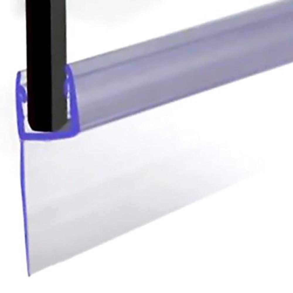 Veebath Clear Bath Shower Screen Door Seal Strip, Leak Proof, Shower Door Seal Replacement For 4-6Mm Glass Door Up To 20Mm Gap (E Type)…