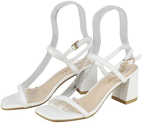 Liberty Doll 4171 Women's Sandals, Square Toe Sandals, Back Strap, Narrow Strap