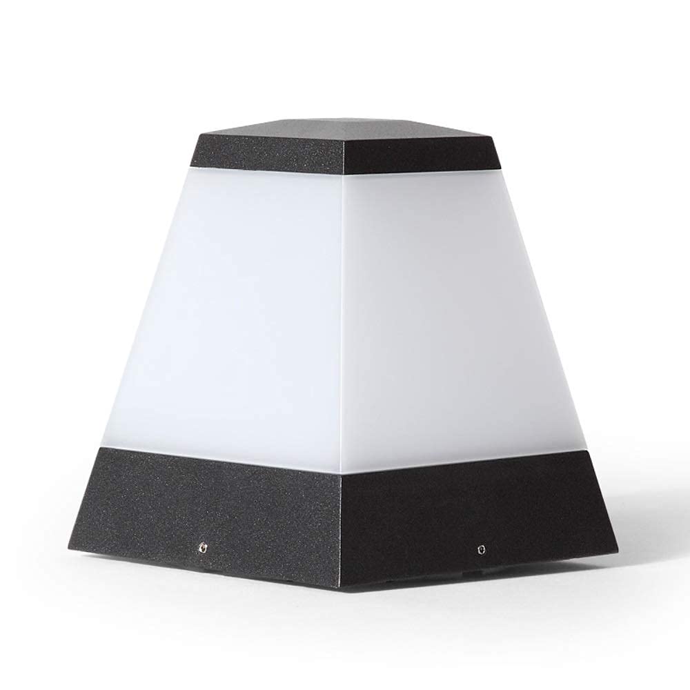 16W LED Zewnętrzna kolumnowa Zewnętrzny płot ogrodowy Ściana Willa Odrzwi Wystrój domu Aluminiowy wodoodporny IP54 PC Klosz Słupek słupkowy Oprawa latarni