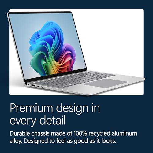 Image of Microsoft Surface Laptop (2026), 13.8-inch Premium Performance Laptop, Snapdragon X2 Elite Processor, Touchscreen Display, 16GB RAM, 512GB SSD Storage, Windows 11 Copilot+ PC Built for AI, Platinum