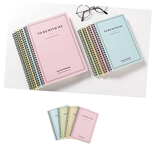 Bloc notes pratique avec couverture simple et reliure spirale pour une écriture fluide à plat