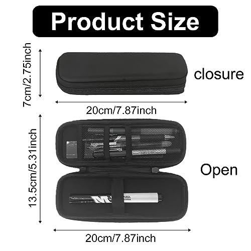 1PCS Pouch EVA Pencil Case,Hard Shell Pencil Case,EVA Zipper Pencil Box Pouch,Durable Hard Shell Stylus PencilCase for School Office Supplies Executive Pens Ballpoint Pens Data Cables