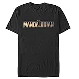 Star Wars Men's Mandalorian Logo T-Shirt Black, Small