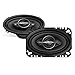 Pioneer TS-A4671F 4 x 6" 4-Weg-Koaxial-Lautsprecher Set mit 2 Lautsprechern (je 210 W max., 30 W Sinus), kraftvoller Klang, hoher Wirkungsgrad, 42 mm Einbautiefe, 93 x 153 mm Einbauausschnitt