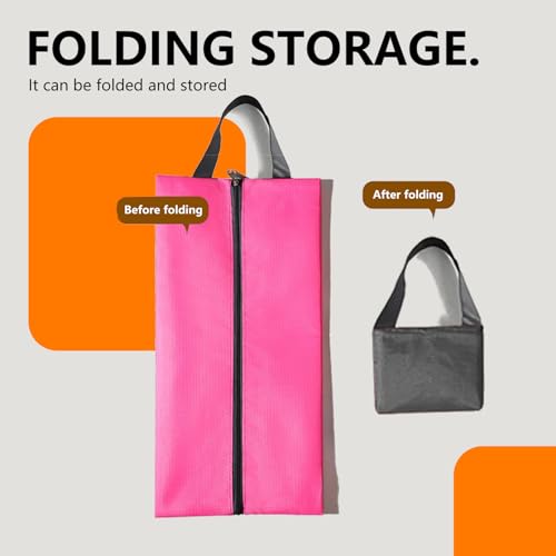 Travel Shoe Bag 4-Piece Men's and Women's Waterproof Nylon Zipper, Travel Shoe Storage Bag, Shoe Storage Bag4