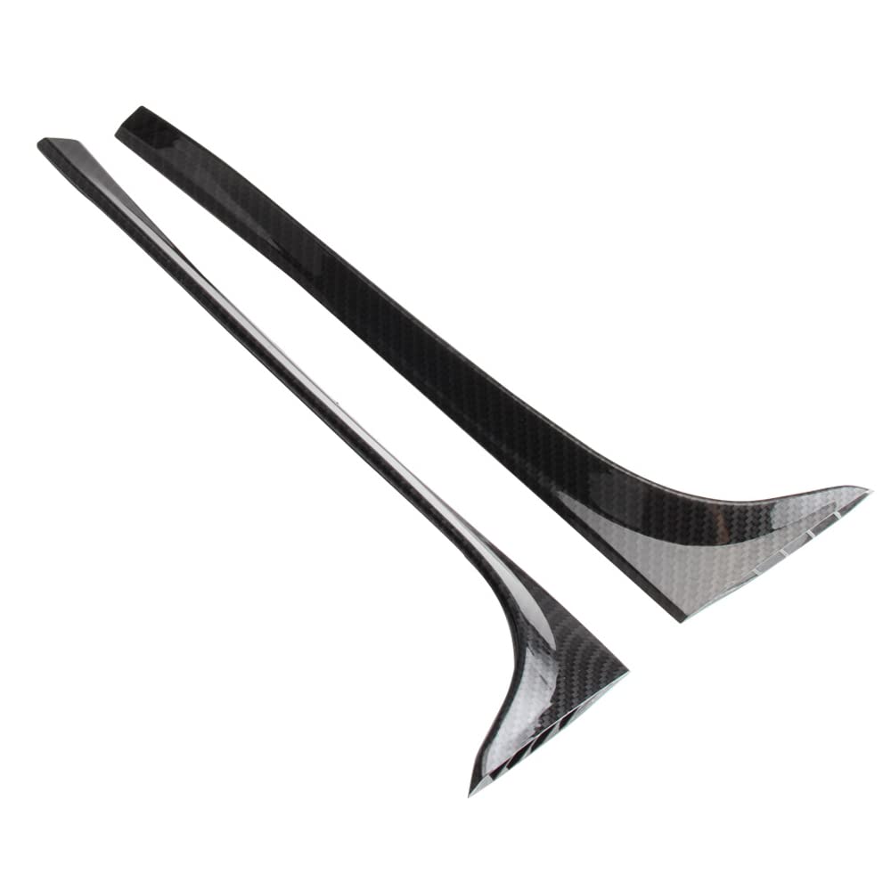 Baceyong 2 x coperture per parafanghi laterali per spoiler posteriore, compatibili con V-VV Golf 7 7.5 MK7 MK7.5 2014-2018 (versione 1.2T 1.6T), nero lucido